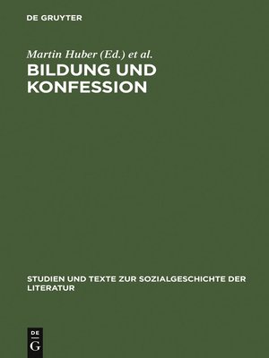 cover image of Bildung und Konfession